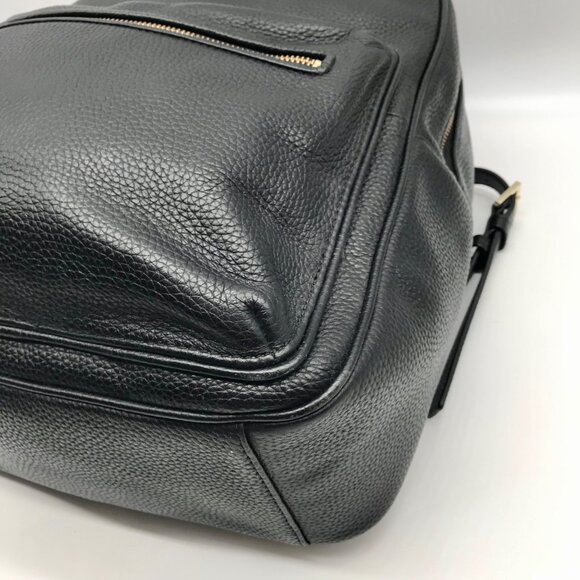 Kate Spade Black Pebbled Leather Chester Street Aveline Backpack